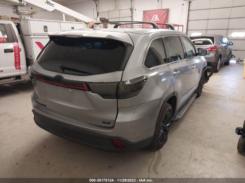 2016 TOYOTA HIGHLANDER XLE - 5TDKKRFH3GS507292
