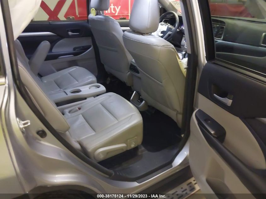 2016 TOYOTA HIGHLANDER XLE - 5TDKKRFH3GS507292