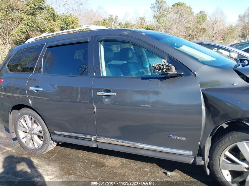 2014 NISSAN PATHFINDER HYBRID PLATINUM - 5N1CR2MM2EC642734