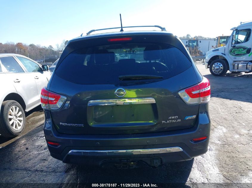 2014 NISSAN PATHFINDER HYBRID PLATINUM - 5N1CR2MM2EC642734