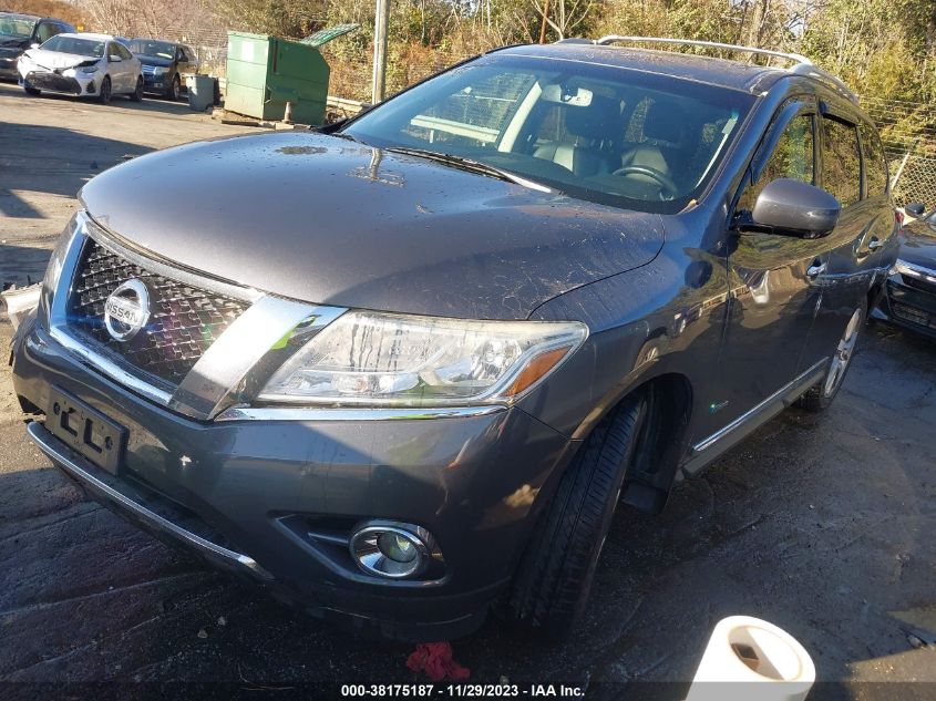 2014 NISSAN PATHFINDER HYBRID PLATINUM - 5N1CR2MM2EC642734