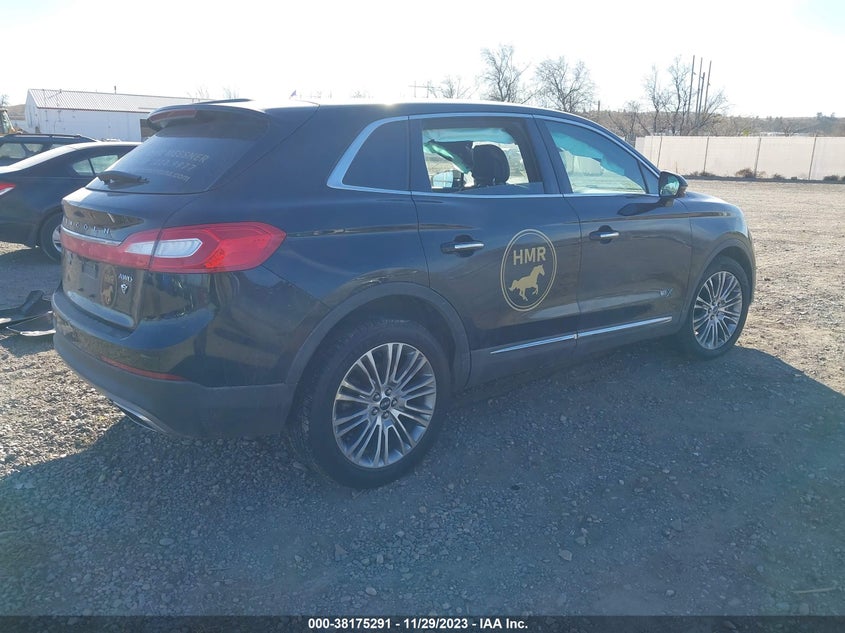 VIN 2LMPJ8LR3HBL45943 2017 LINCOLN MKX RESERVE
