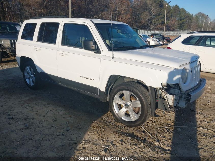 2013 JEEP PATRIOT LATITUDE - 1C4NJPFA7DD255741