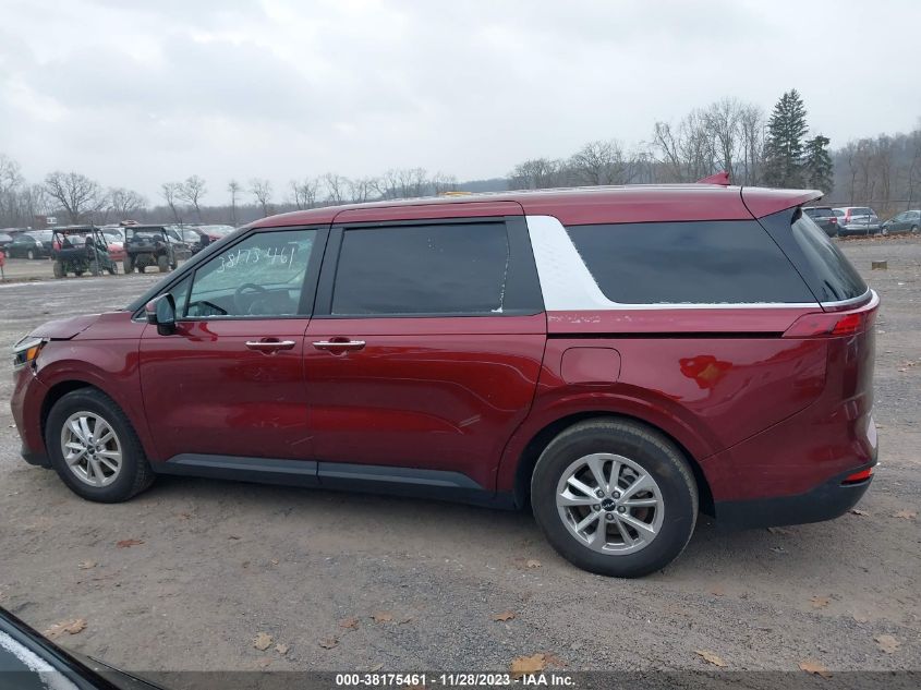 2023 KIA CARNIVAL MPV LX SEAT PACKAGE KNDNB4H3XP6212076