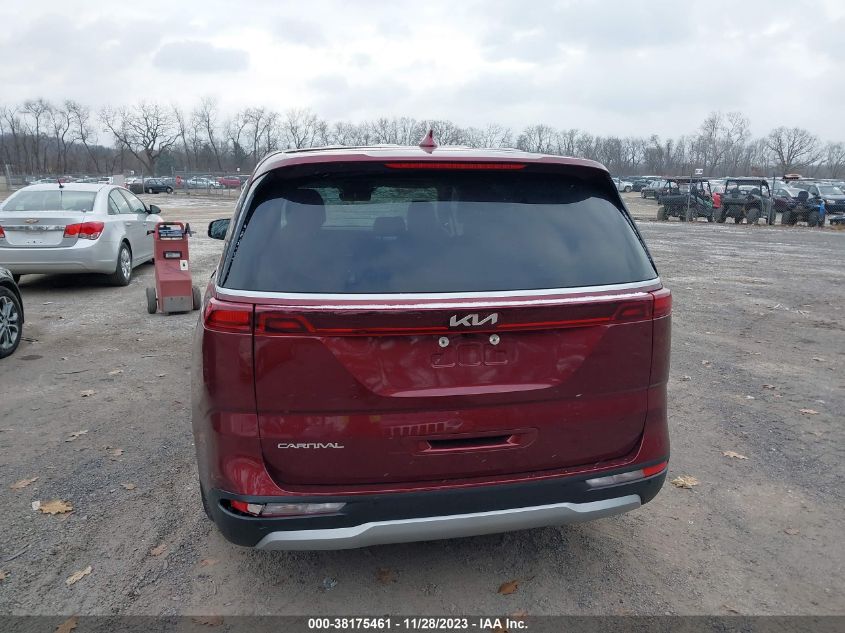 2023 KIA CARNIVAL MPV LX SEAT PACKAGE KNDNB4H3XP6212076