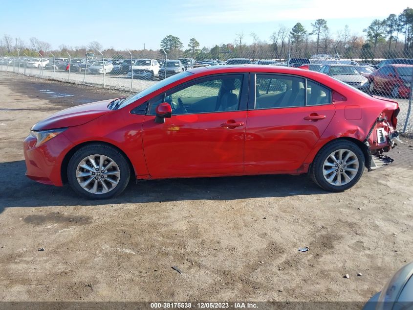 2020 TOYOTA COROLLA LE - JTDHPRAE6LJ032639