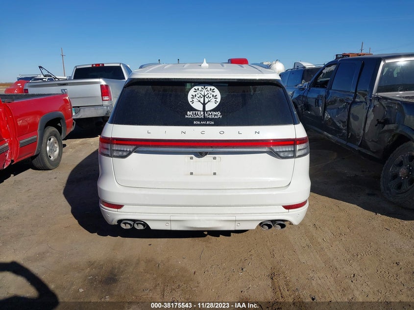 VIN 5LM5J7XC8MGL04095 2021 LINCOLN AVIATOR RESERVE
