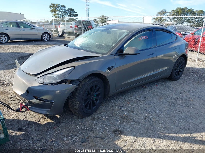 2022 TESLA MODEL 3 U   U(VIN: 5YJ3E1EB9NF199833
