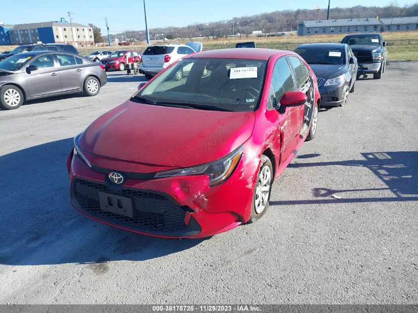 VIN JTDEPRAE9LJ025784 2020 TOYOTA COROLLA LE