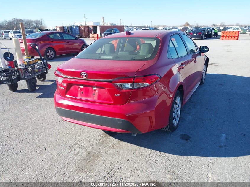 VIN JTDEPRAE9LJ025784 2020 TOYOTA COROLLA LE