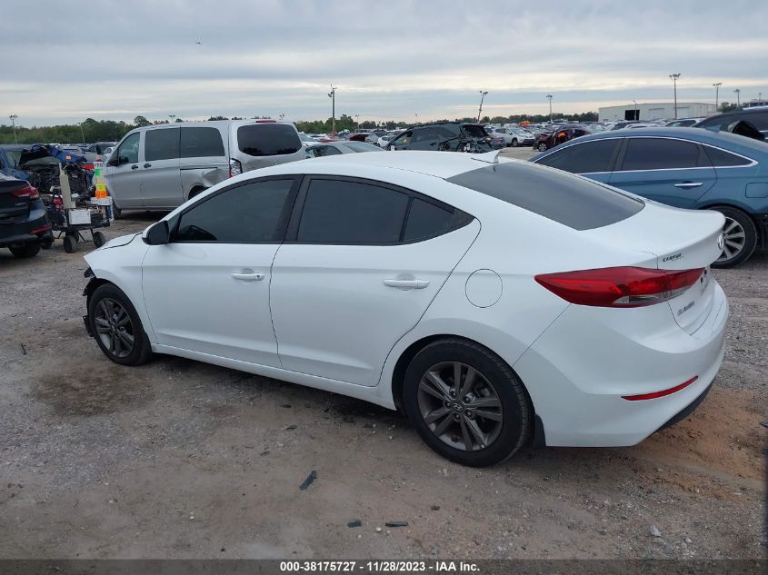 2018 HYUNDAI ELANTRA SEL/VALUE/LIMITED - 5NPD84LF2JH234159