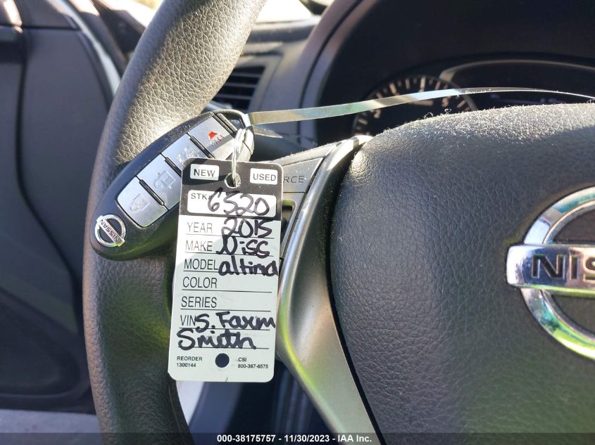 2015 NISSAN ALTIMA 2.5/2.5 S/2.5 SL/2.5 SV - 1N4AL3AP9FC120322