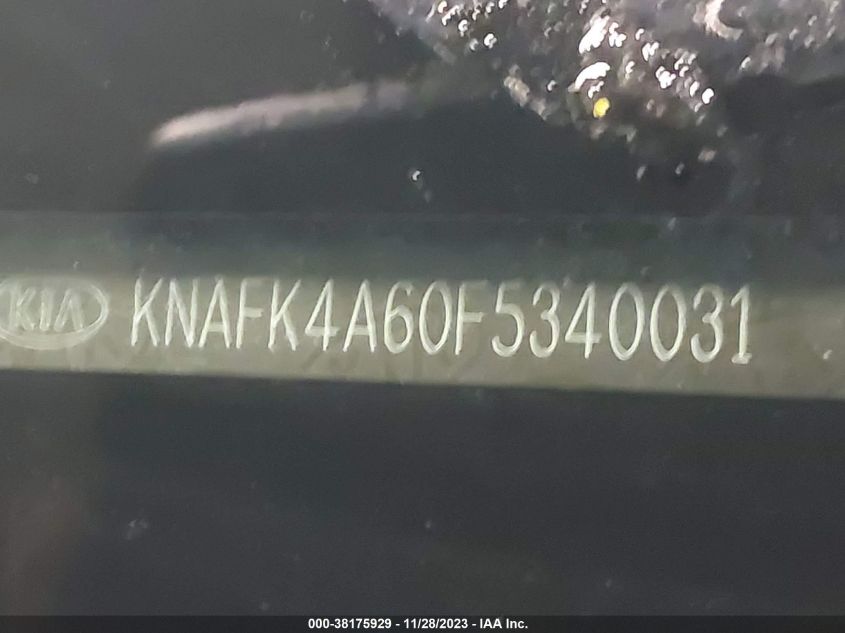 2015 KIA FORTE LX - KNAFK4A60F5340031