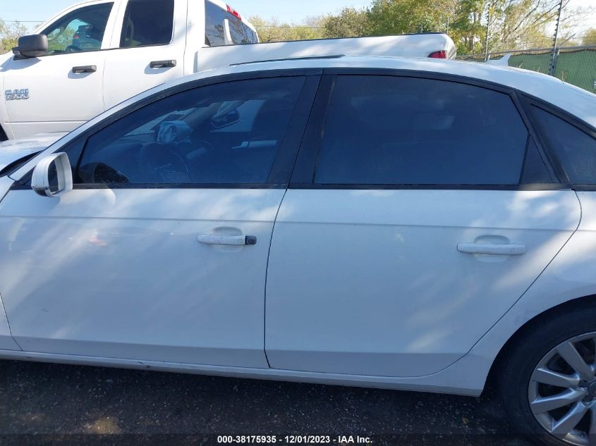 2014 AUDI A4 PREMIUM - WAUAFAFL1EN040895