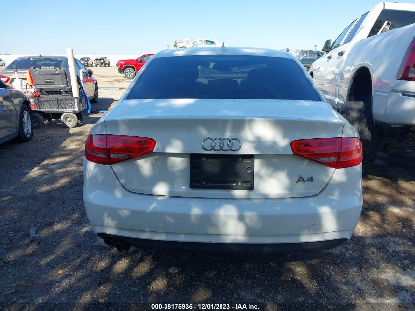 2014 AUDI A4 PREMIUM - WAUAFAFL1EN040895