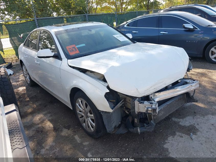 2014 AUDI A4 PREMIUM - WAUAFAFL1EN040895