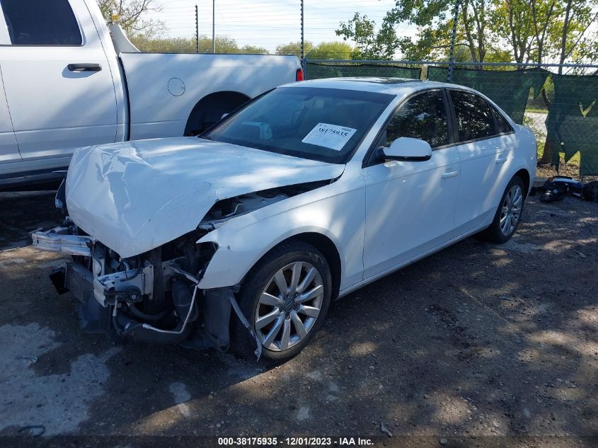 2014 AUDI A4 PREMIUM - WAUAFAFL1EN040895