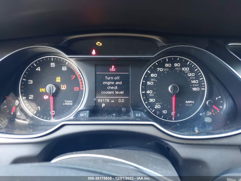2014 AUDI A4 PREMIUM - WAUAFAFL1EN040895