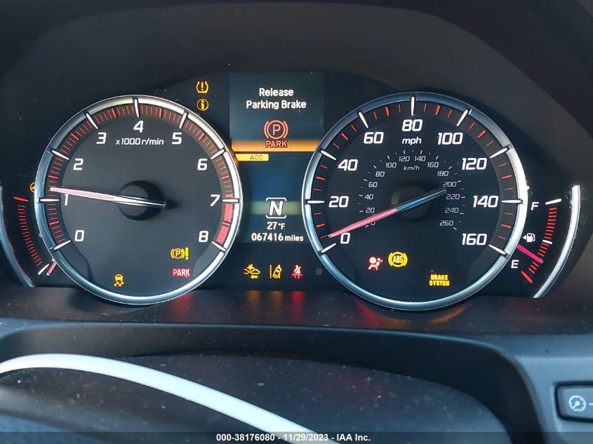 2019 ACURA TLX TECHNOLOGY/A-SPEC - 19UUB1F64KA004130