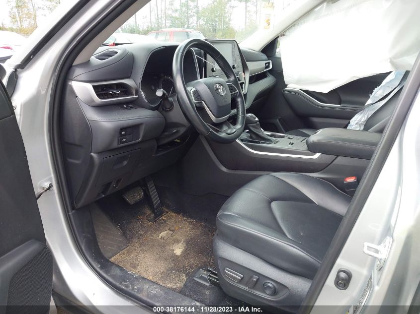 2022 TOYOTA HIGHLANDER XLE - 5TDGZRAH6NS544214