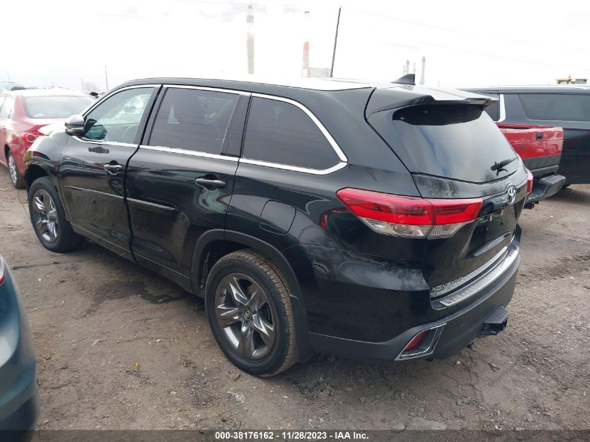 2019 TOYOTA HIGHLANDER LIMITED/LTD PLATINUM - 5TDDZRFH2KS728802