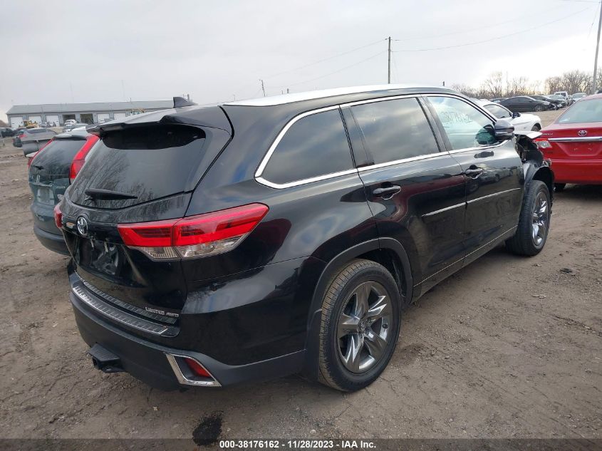 2019 TOYOTA HIGHLANDER LIMITED/LTD PLATINUM - 5TDDZRFH2KS728802