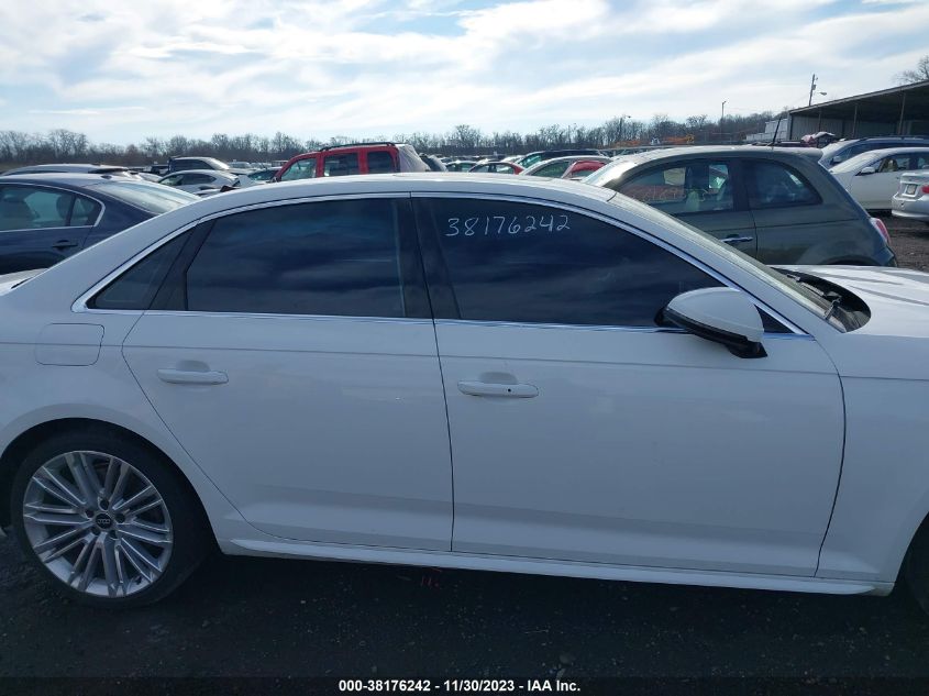 2017 AUDI A4 - WAUFNAF42H9034173