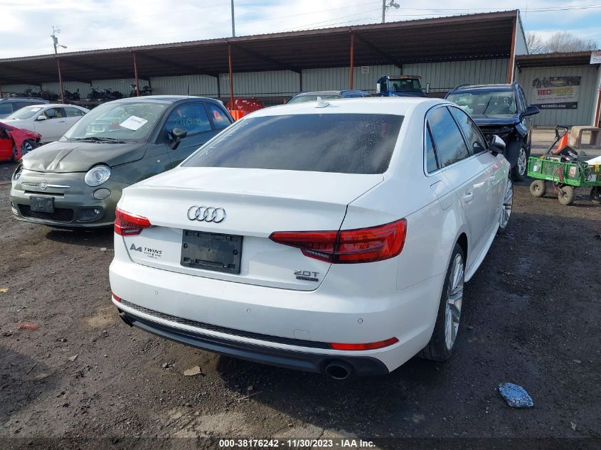 2017 AUDI A4 - WAUFNAF42H9034173