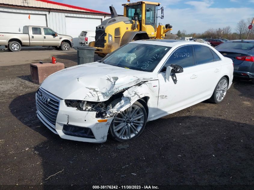 2017 AUDI A4 - WAUFNAF42H9034173