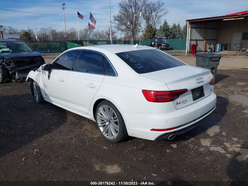 2017 AUDI A4 - WAUFNAF42H9034173