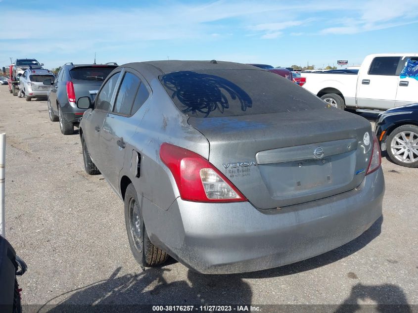 2013 NISSAN VERSA 1.6 S - 3N1CN7AP0DL824935