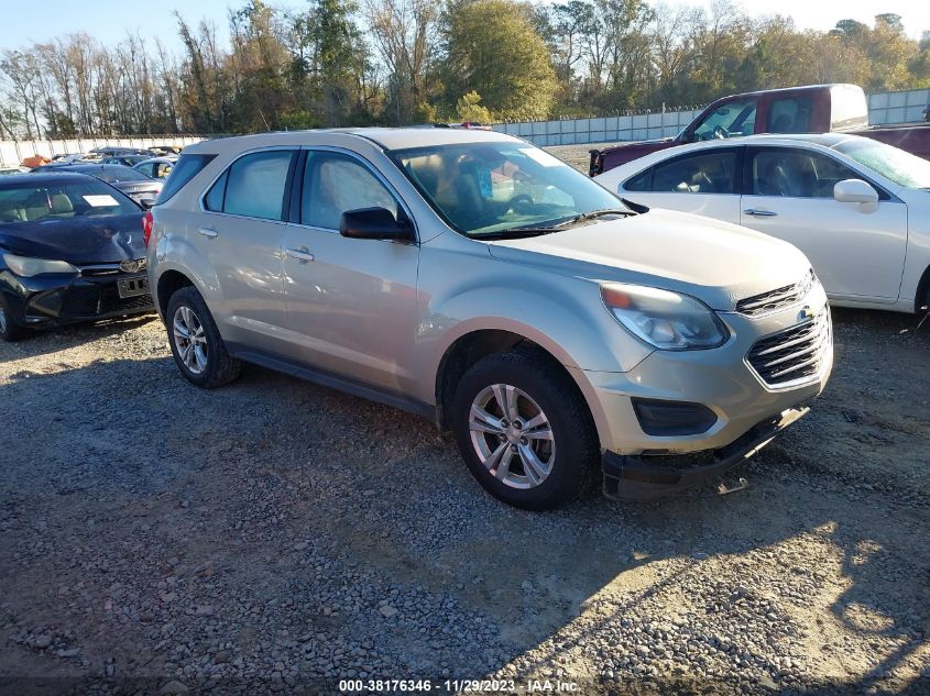 2016 CHEVROLET EQUINOX LS - 2GNALBEK0G1152657