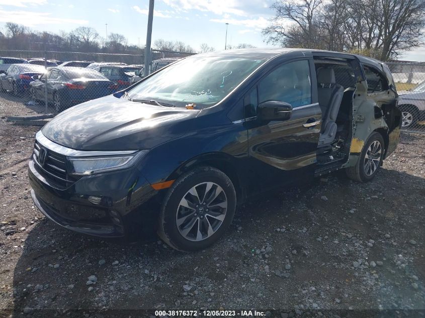 2022 HONDA ODYSSEY - 5FNRL6H7XNB020135