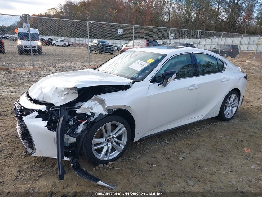 VIN JTHC81F2XM5047497 2021 LEXUS IS 300