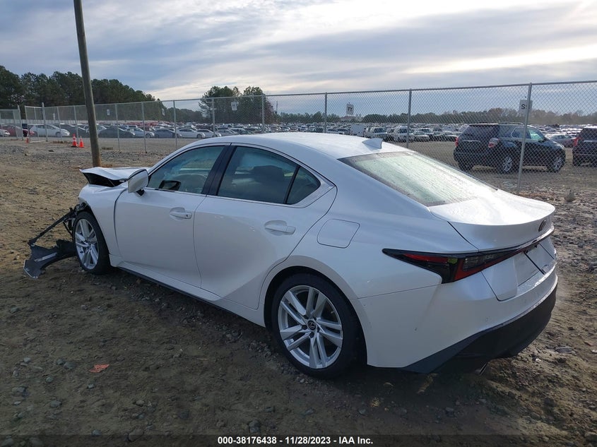 VIN JTHC81F2XM5047497 2021 LEXUS IS 300