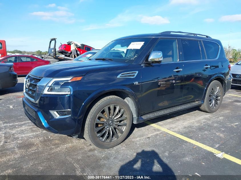 JN8AY2DA2N9390781 Nissan Armada PLATINUM 2WD 2