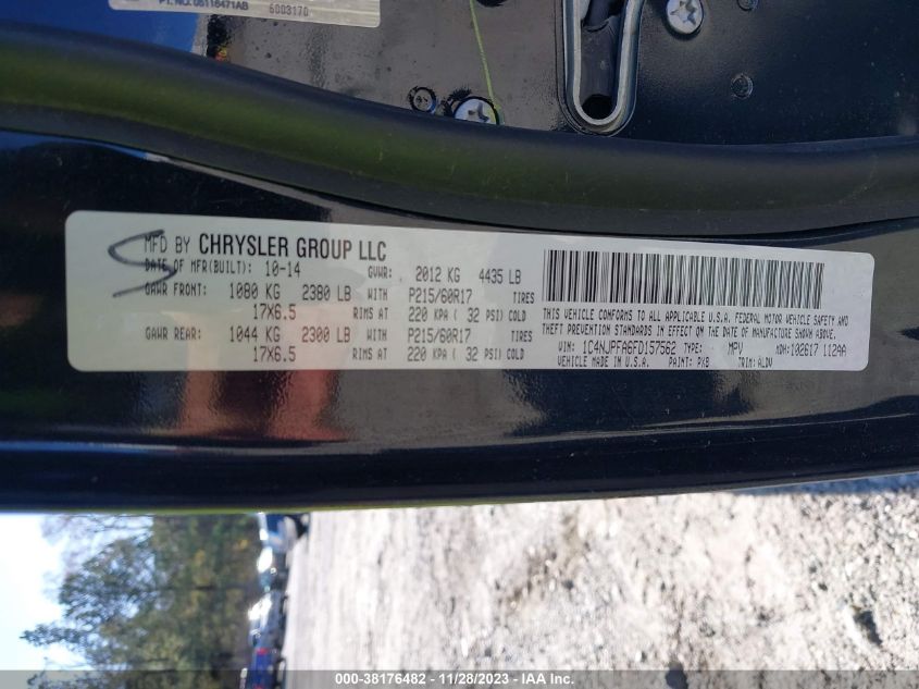 2015 JEEP PATRIOT LATITUDE - 1C4NJPFA6FD157562