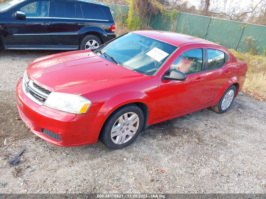 2014 DODGE AVENGER SE - 1C3CDZAB3EN147255