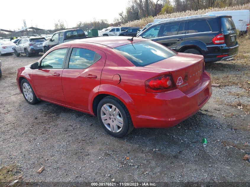 2014 DODGE AVENGER SE - 1C3CDZAB3EN147255