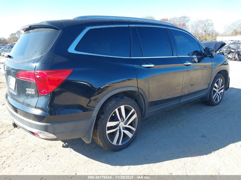 2017 HONDA PILOT TOURING - 5FNYF6H97HB065187
