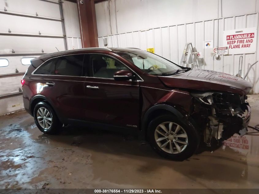 2017 KIA SORENTO 3.3L LX - 5XYPGDA52HG330126