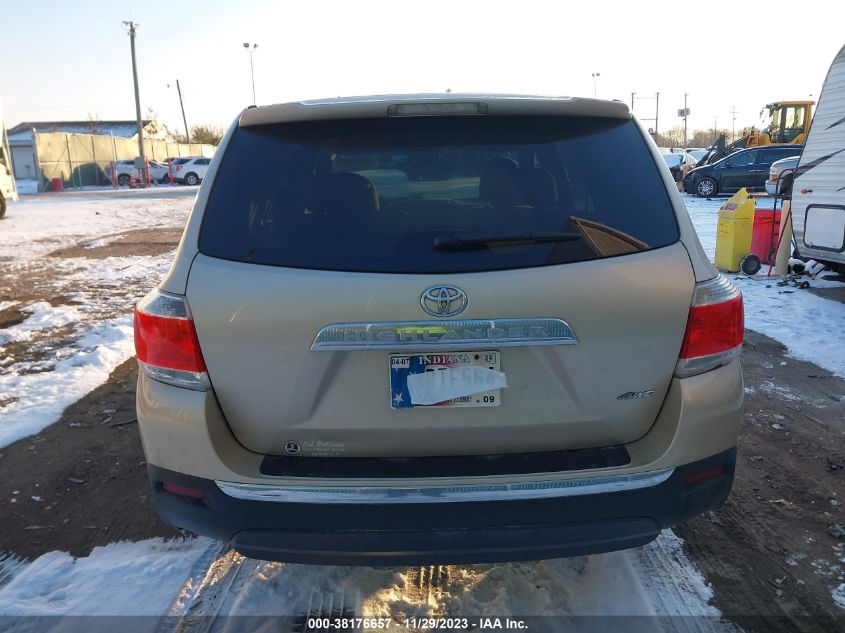 2013 TOYOTA HIGHLANDER PLUS/SE - 5TDBK3EH7DS237526
