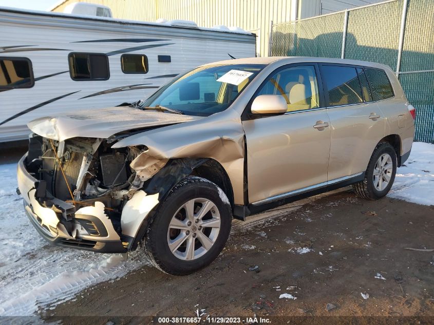 2013 TOYOTA HIGHLANDER PLUS/SE - 5TDBK3EH7DS237526