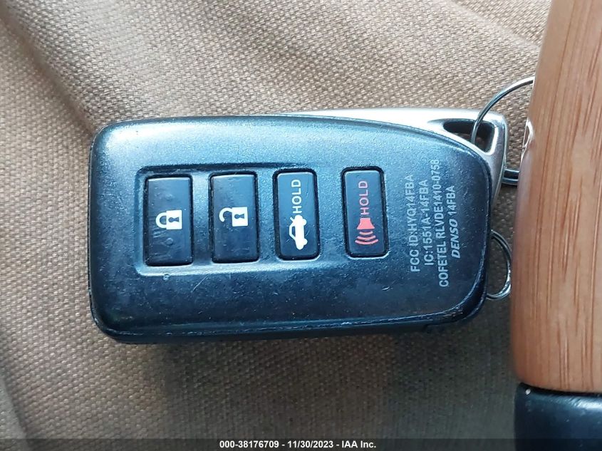 2013 LEXUS ES 300H HYBRID - JTHBW1GG5D2038607