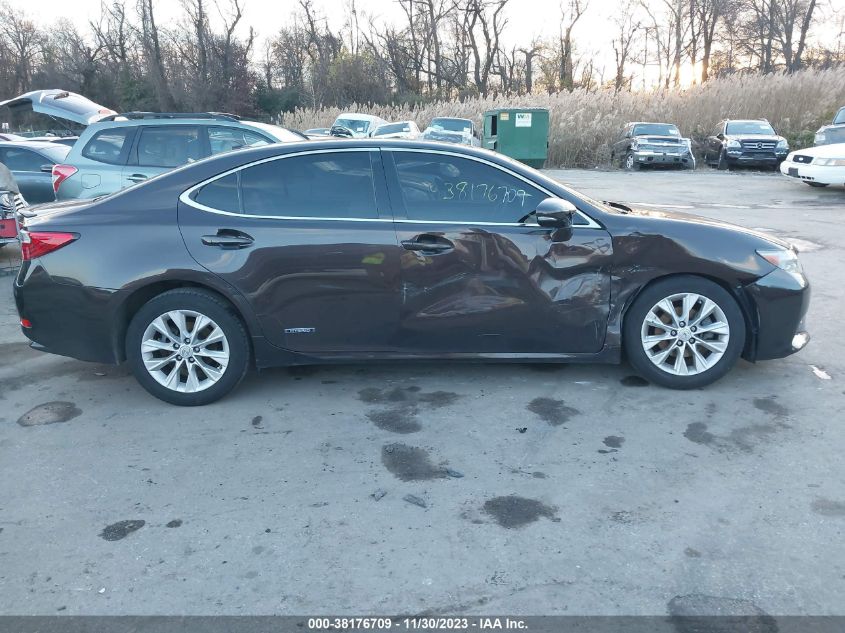 2013 LEXUS ES 300H HYBRID - JTHBW1GG5D2038607