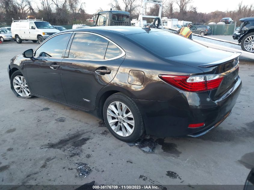 2013 LEXUS ES 300H HYBRID - JTHBW1GG5D2038607