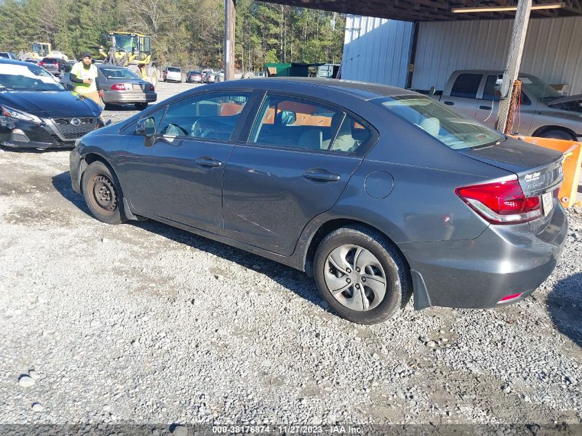 2013 HONDA CIVIC LX - 19XFB2F54DE051257