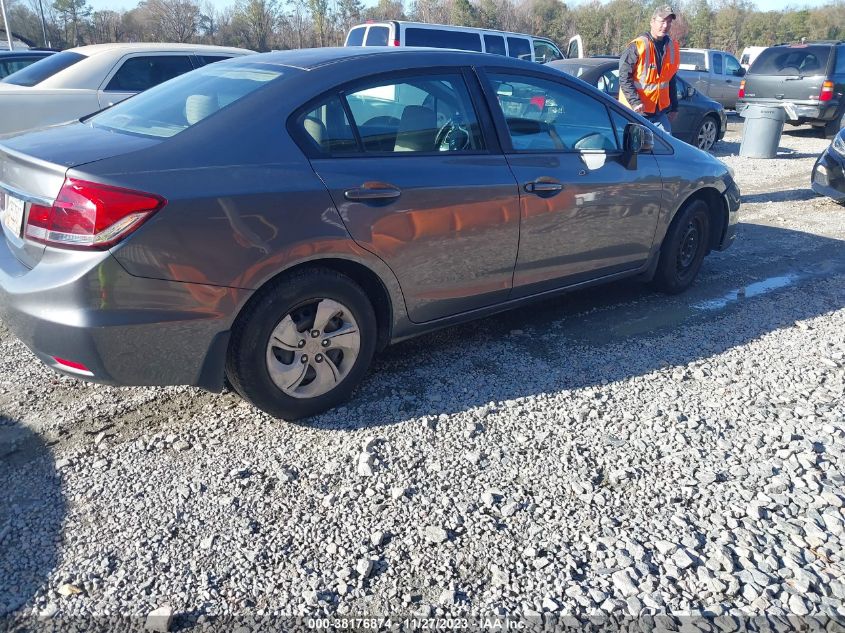 2013 HONDA CIVIC LX - 19XFB2F54DE051257