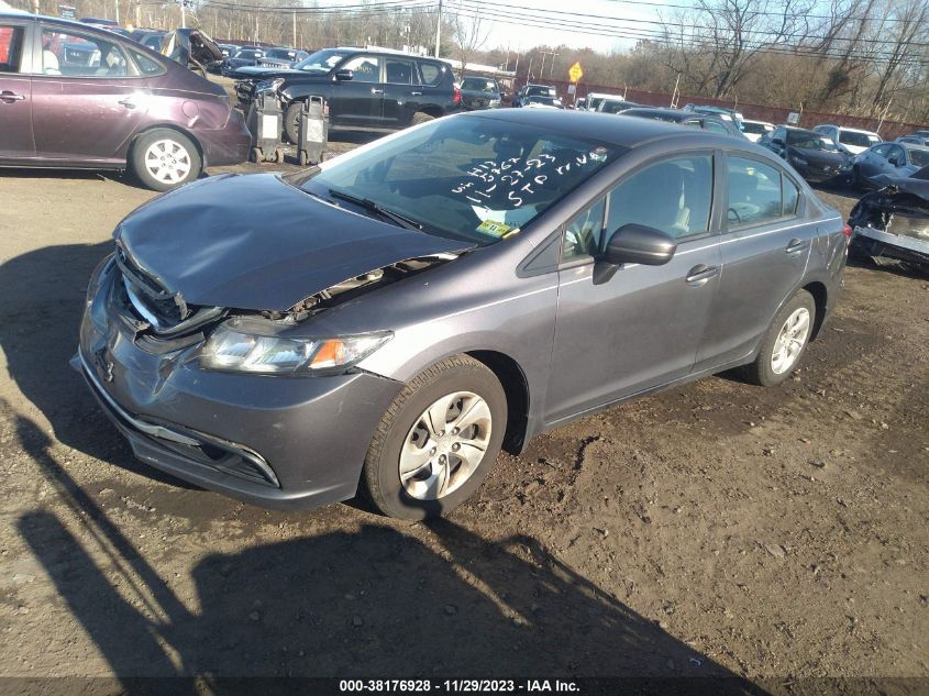 2014 HONDA CIVIC LX - 19XFB2F54EE005767
