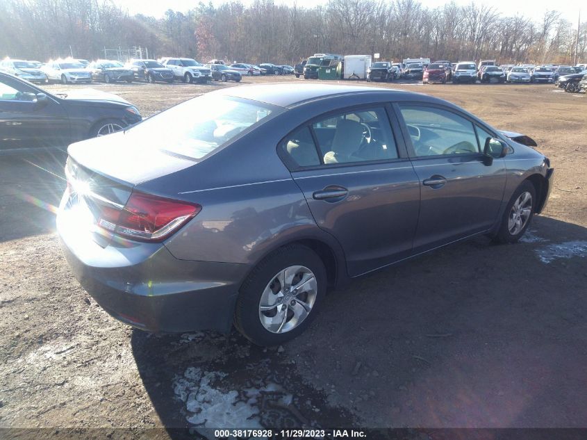 2014 HONDA CIVIC LX - 19XFB2F54EE005767